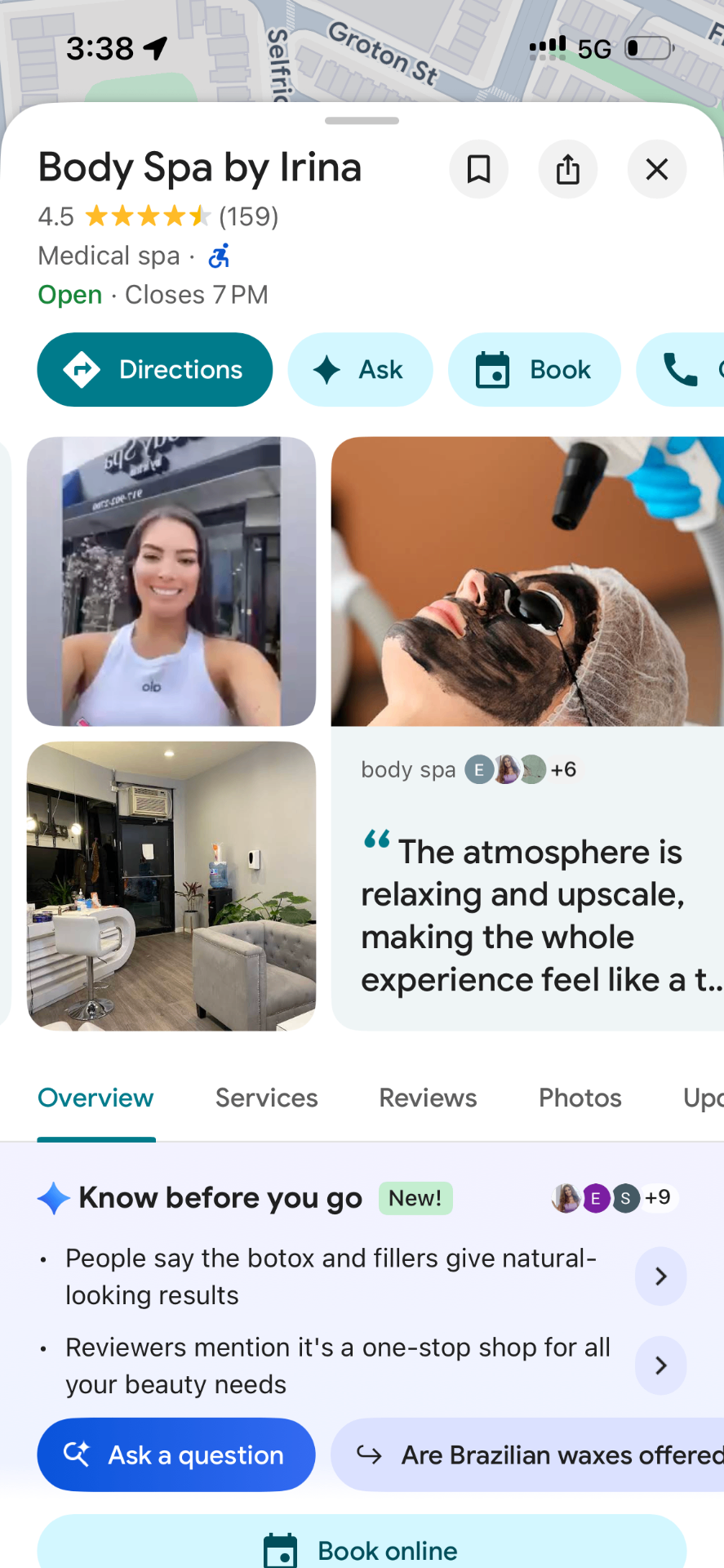 Google reviews — 4.5 stars from 156 clients